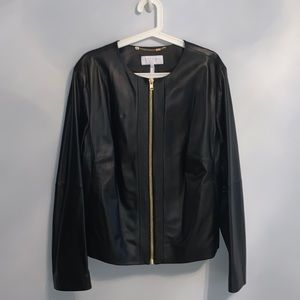 Brand new with tags Escada leather jacket size 46